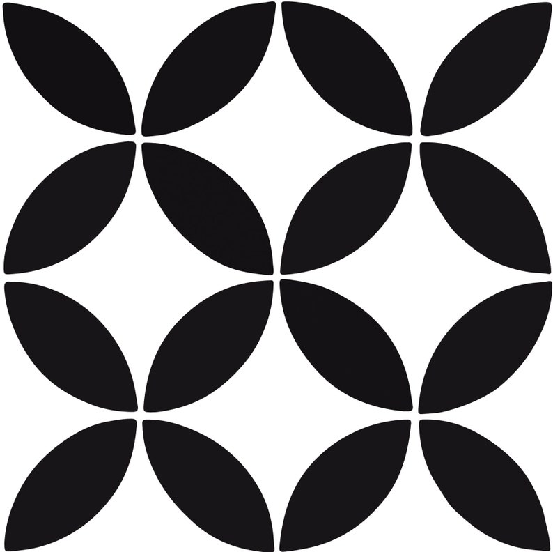 Sticker 15 x 15 cm autocollant mural en vinyle style ...