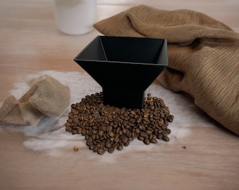 Coffee bean funnel