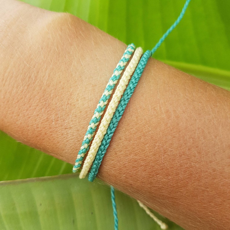 PACK OF ANY 3 Braided bracelet. Macrame Stack bracelet. Etsy