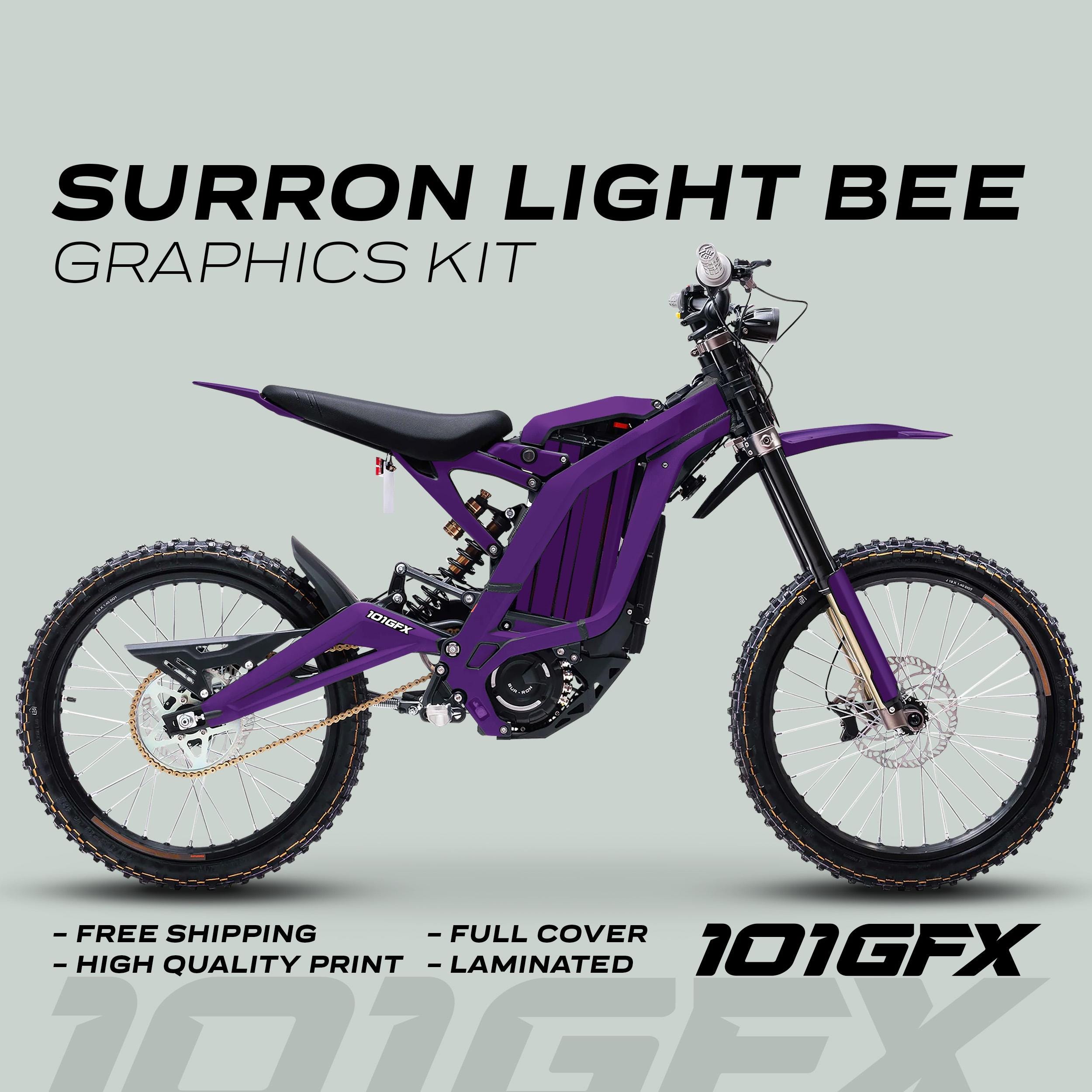 Surron Light Bee X Graphics Kit MONO COLOR PURPLE Stickers Color