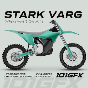 Stark Varg Grafik Kit SOLID COLOR MINT Aufkleber Laminierte Stark Future Varg Abziehbilder Einfarbig