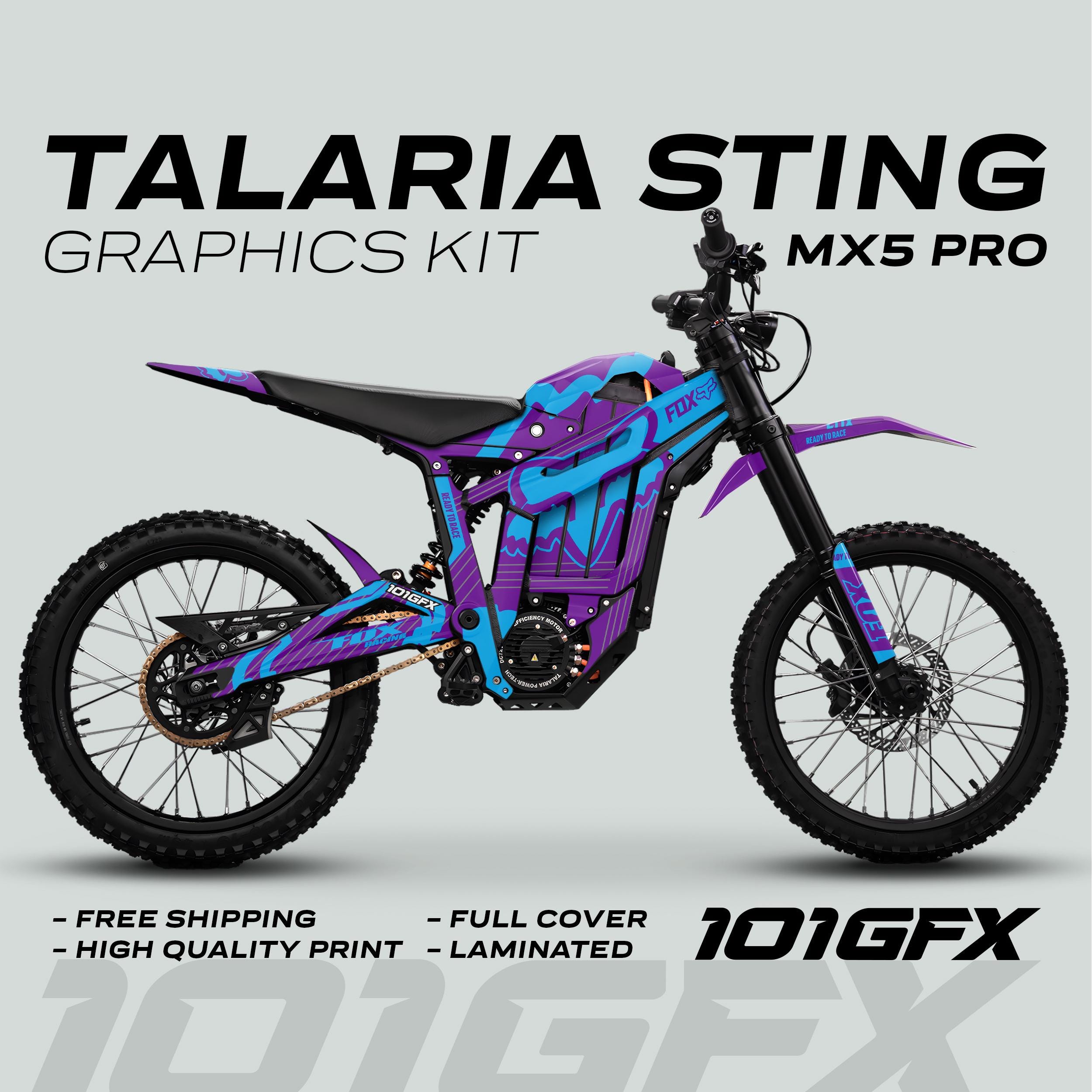 ダイナマイトぴり辛 Talaria Sting MX5 PRO Graphics Kit RBULL RACE Whitedecals Stickers