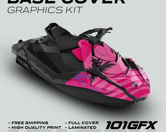 Sea Doo Spark Graphics Kit MIAMI MAGENTA PINK 2014-2023 Spark