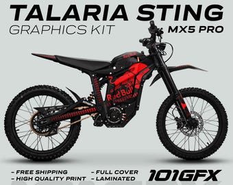 Talaria Sting MX5 PRO Graphics Kit FOX RACELINE Purple Black