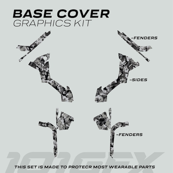 Can-am OUTLANDER Graphics Kit SPLAT CAMO Grey for 650 / 800 / 1000