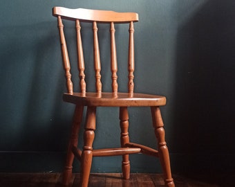 Chaise de bistrot type Windsor/ Chaise western, farmhouse chair