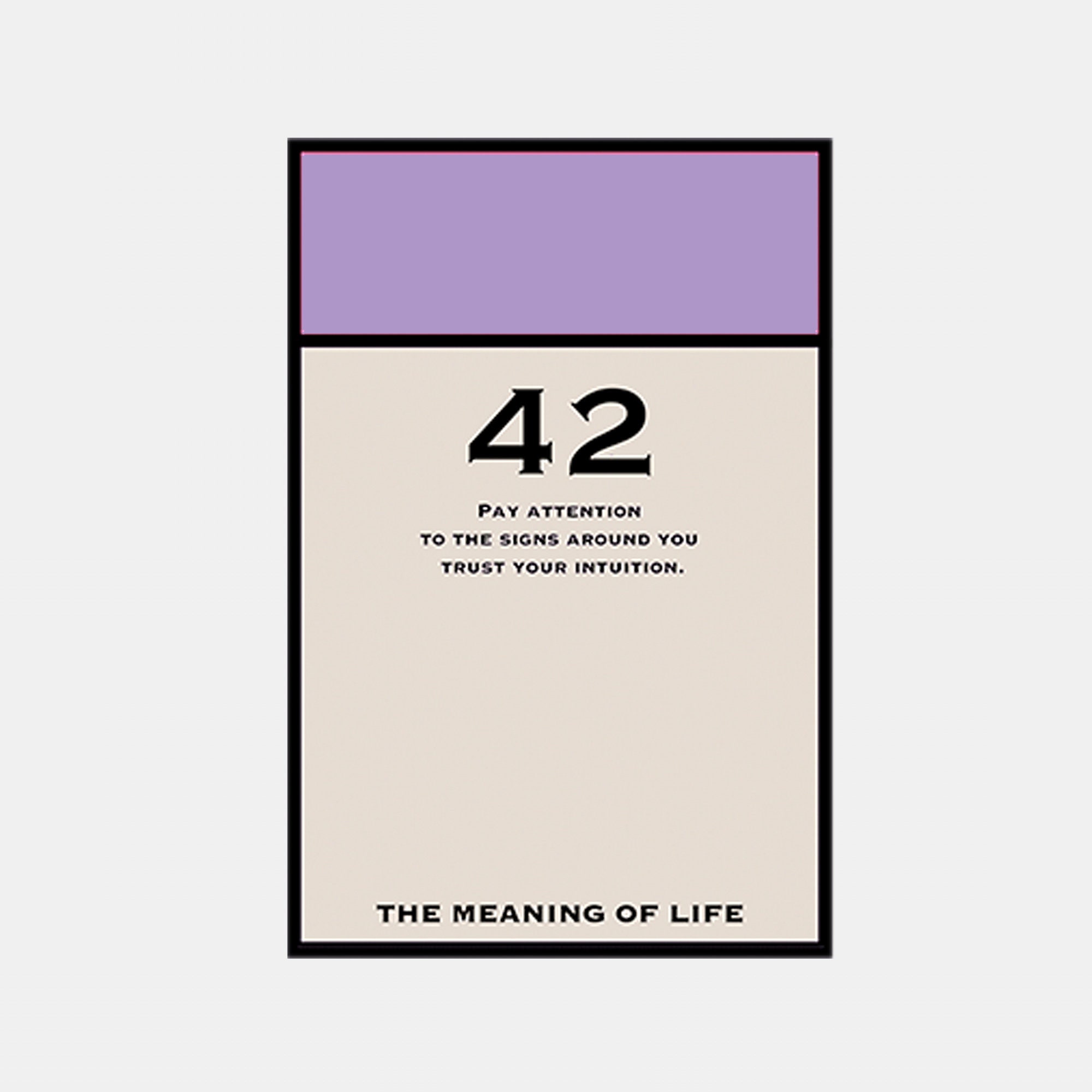 The Meaning of Life Poster: Hitchhiker's Guide - '42' Print (digital ...