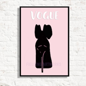 PRINTABLES, Download a Vogue Fashion print, Printable Wall Art, DIGITAL DOWNLOAD, Louboutin style print, Pretty Shoe print.