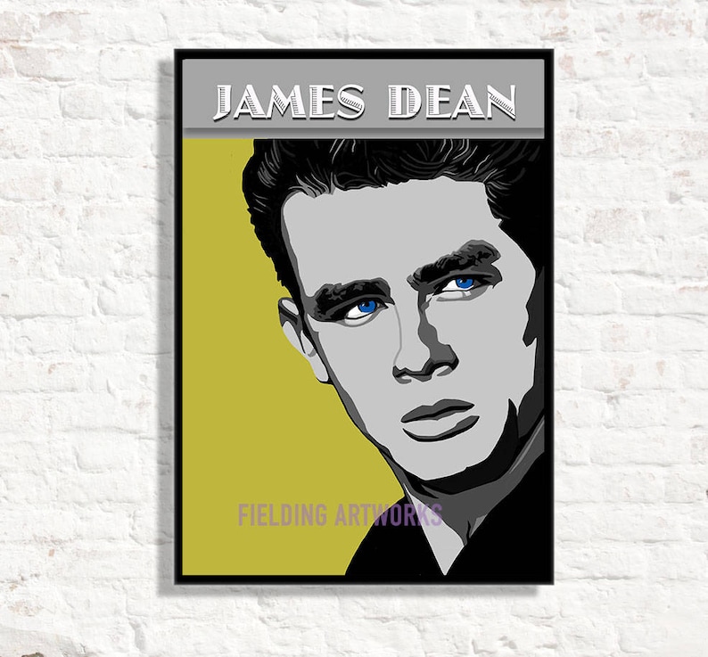 James Dean Vintage Print James Dean Gay Icon Rebel Without | Etsy