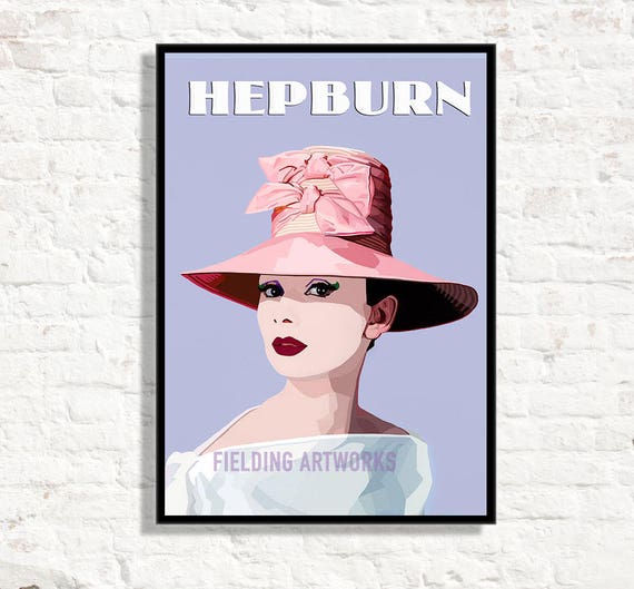 Fashion Prints Audrey Hepburn Print Audrey Hepburn Poster Etsy