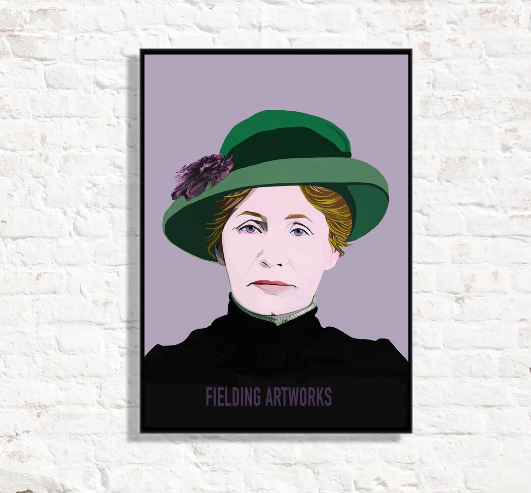 Emmeline Pankhurst Print: Feminist Office Decor, Suffragette Art - Etsy UK