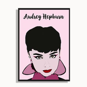 Audrey Hepburn Roman Holiday Poster | Filmklassiker Poster | Vintage Hollywood Wandkunst | Retro Film Poster | Audrey Hepburn-Dekor