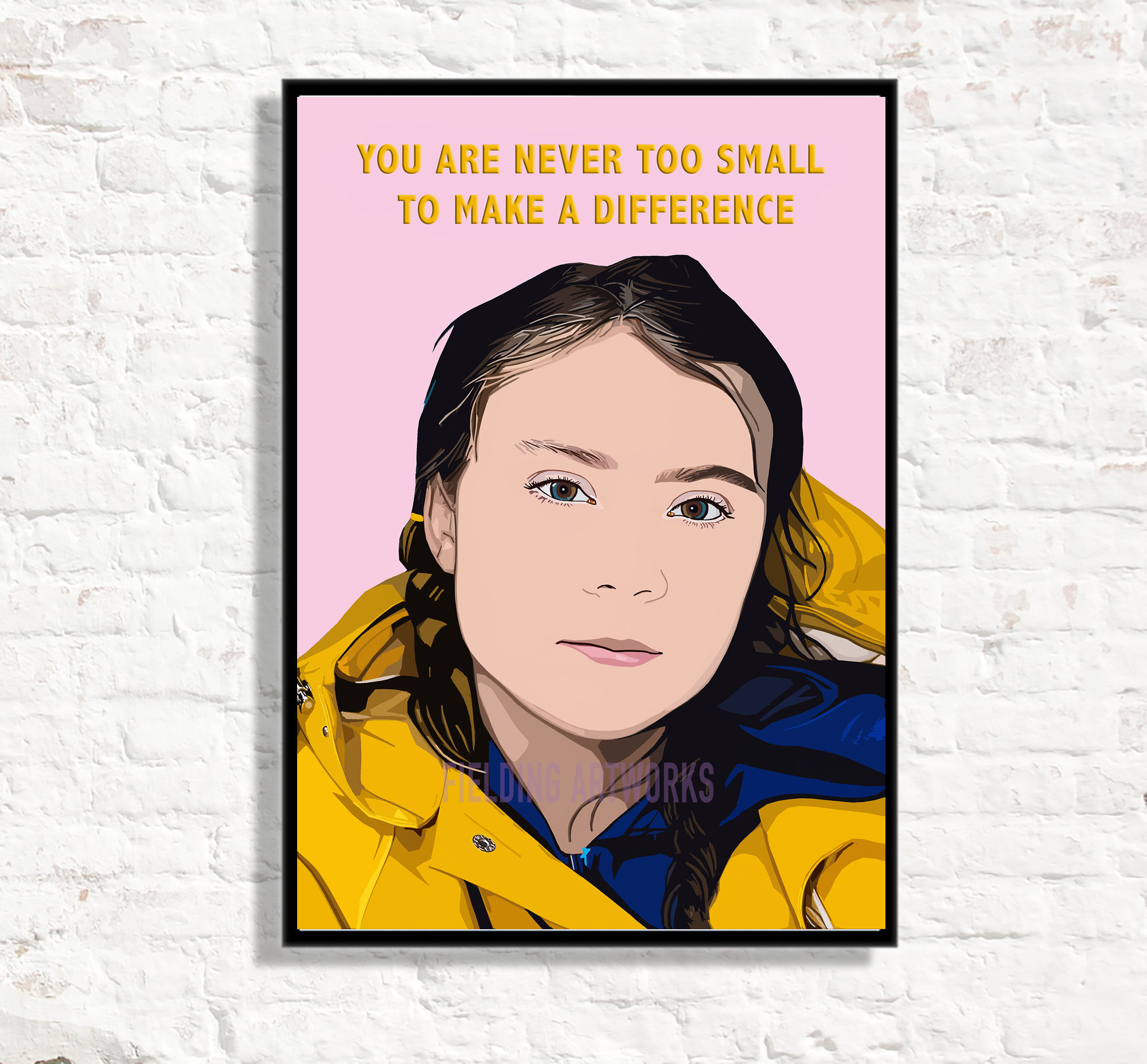 Greta Thunberg Poster Greta Thunberg Print Climate Activist | Etsy UK