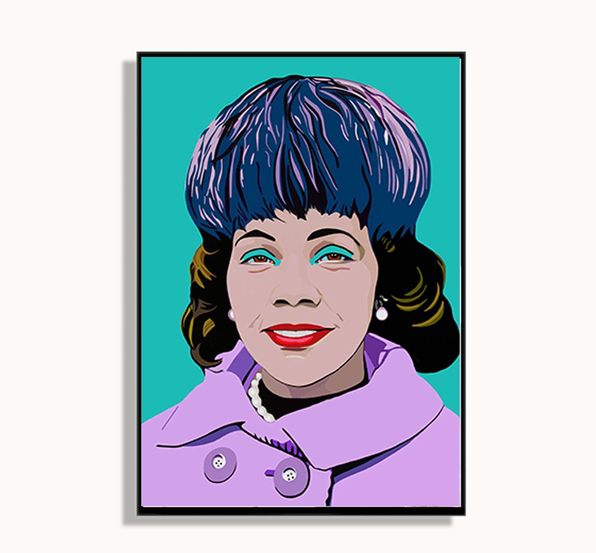 Coretta Scott King Art Print: Civil Rights Leader Portrait - Etsy