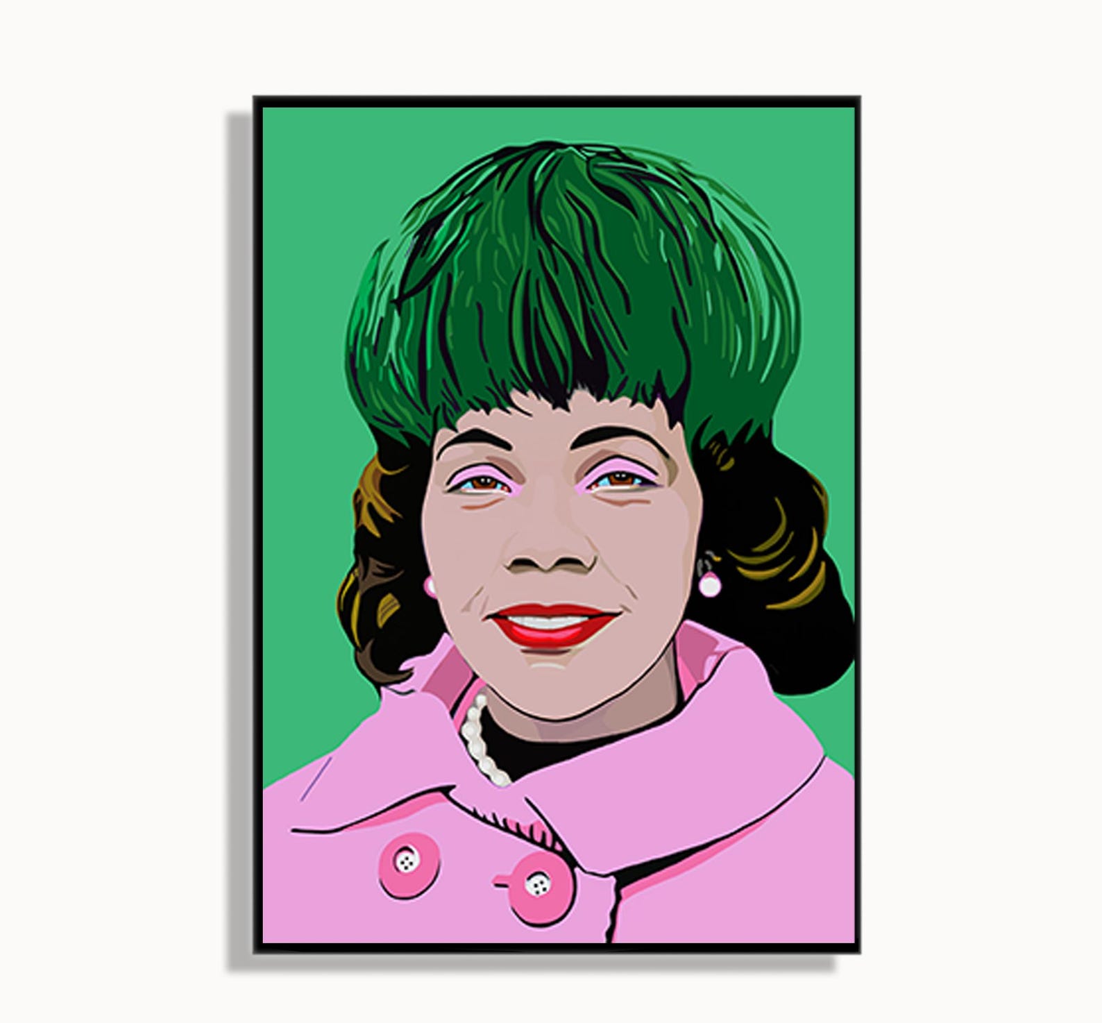 Coretta Scott King Art Print: Civil Rights Leader Portrait - Etsy