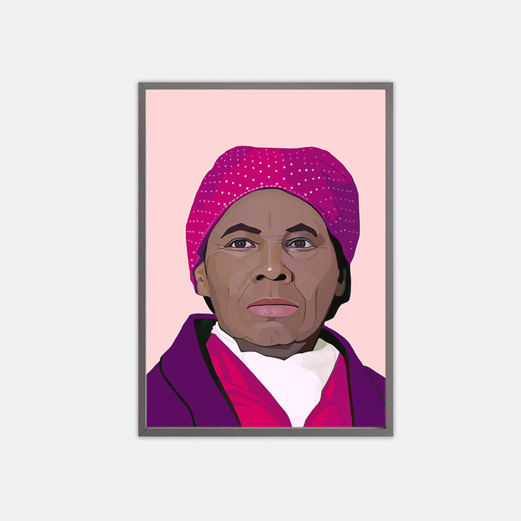 Harriet Tubman poster print, Harriet Tubman American abolitionist, Feminist Office Wall Art, Civil Rights activist born into slavery,