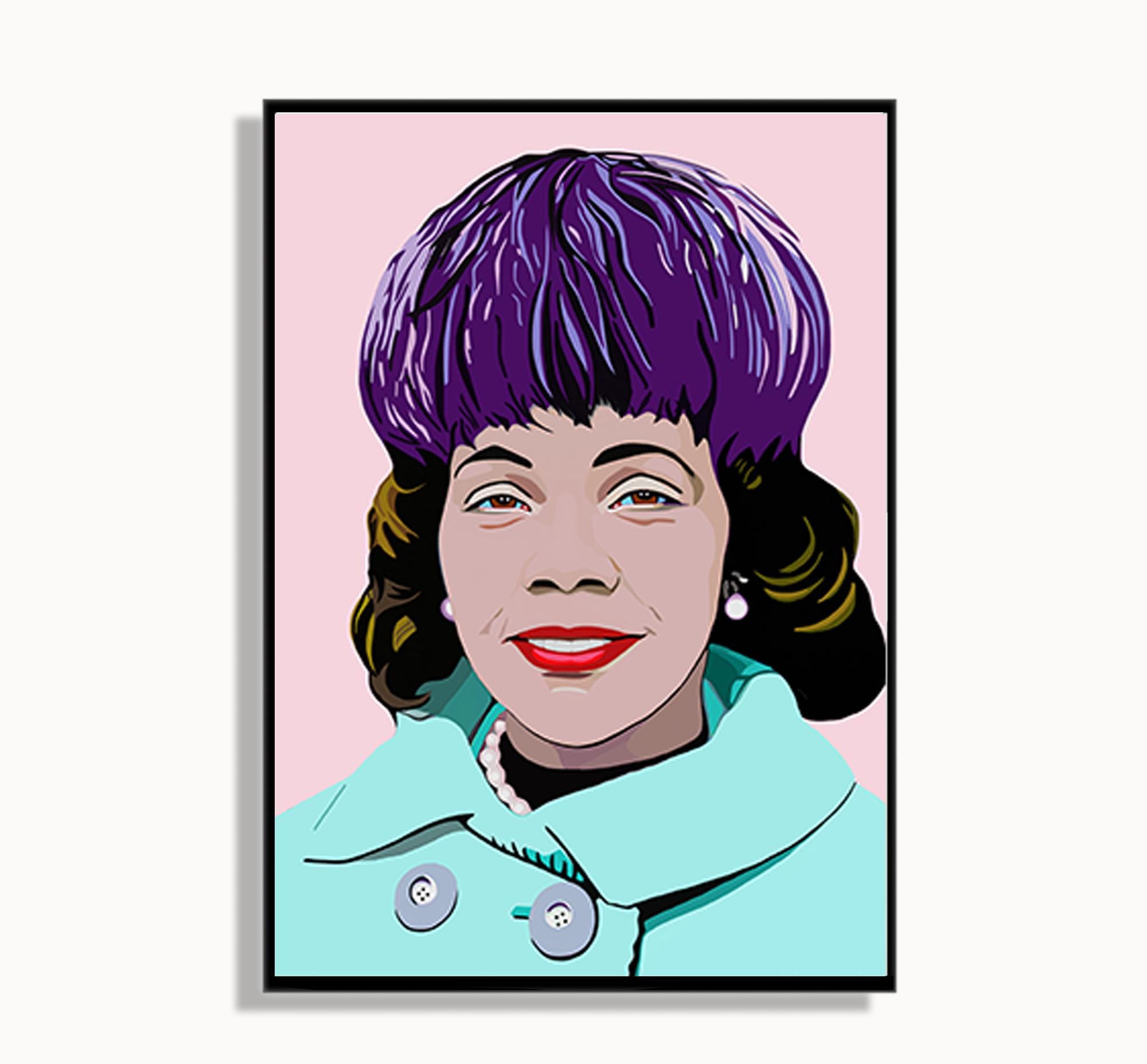 Coretta Scott King Art Print: Civil Rights Leader Portrait - Etsy