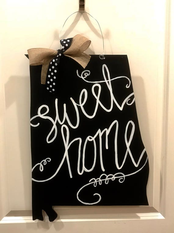 Sweet Home Alabama Door Hanger Etsy