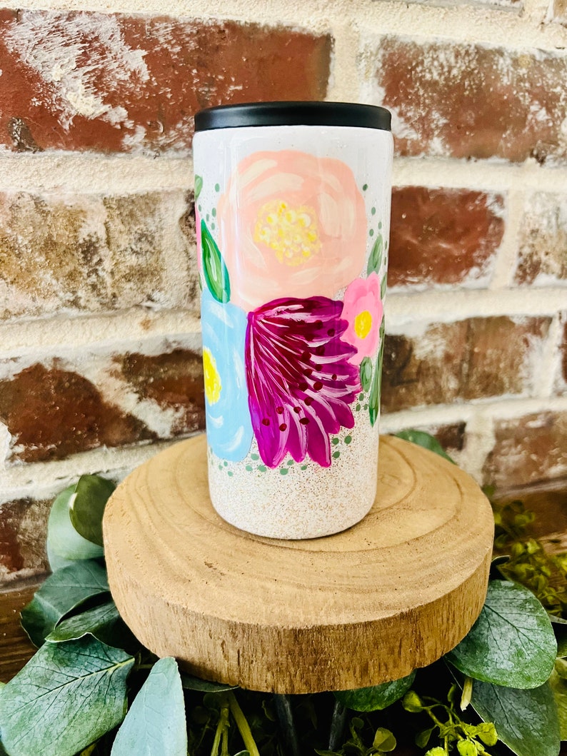 Custom Slim Can Koozie Etsy