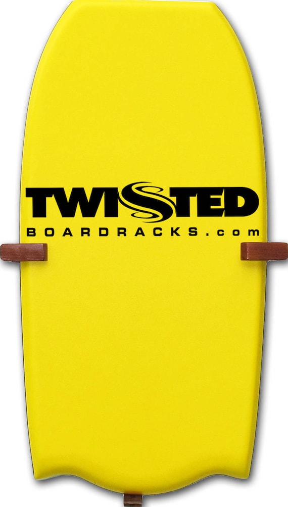 Surfboard Wall Rack - Solid Teak Wood, Adjustable Angle, Holds Short Or Long Boards, Fins In Or Out, Easy Mount
