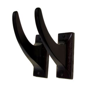 Présentoirs muraux de rangement pour planches de surf, de wakeboard et de snowboard Bois de teck massif foncé