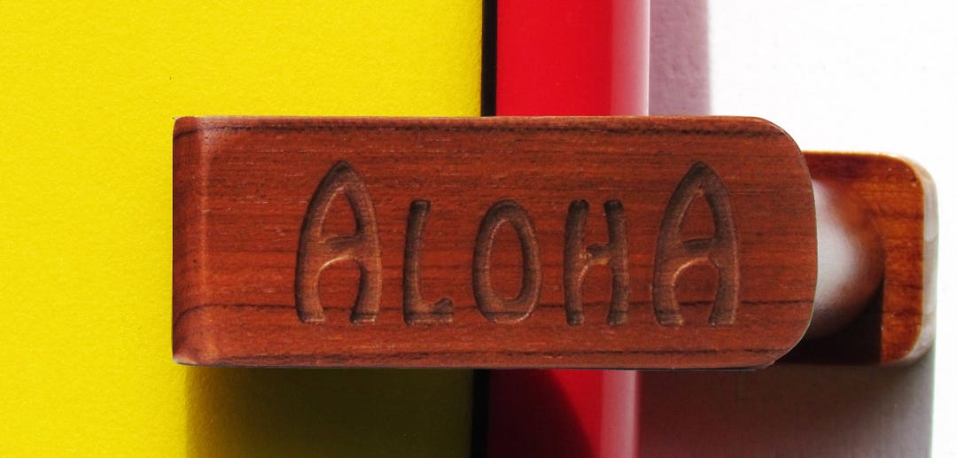 Vertical ALOHA Surfboard Wall Storage-display Racks: Solid Teak Wood ...