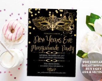 masquerade invites etsy