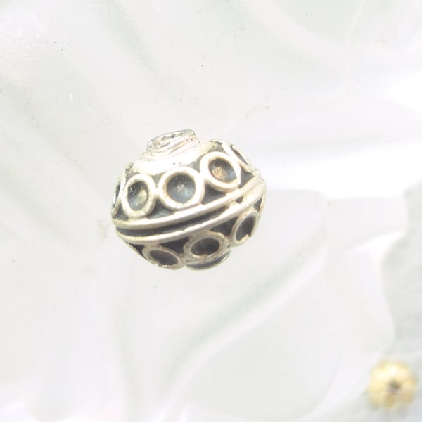 perle métal ethnique, x2, perles berbère, perle maroc, métal collier, bijoux, tribal