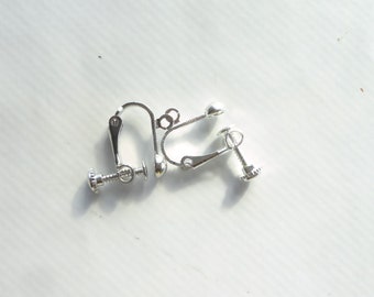 clip earring, non-pierced ear, clip, screw, sleeper, hook, jewelry,