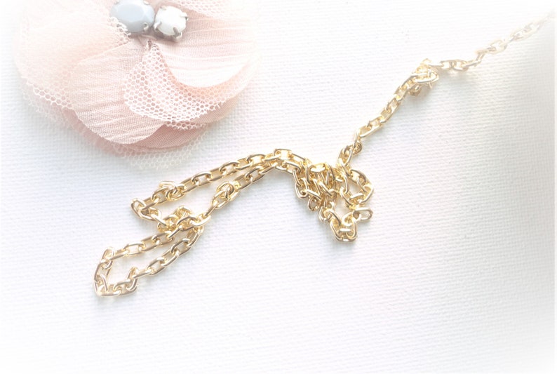 aluminum chain gold chain gold chain gold chain oval mesh stainless
