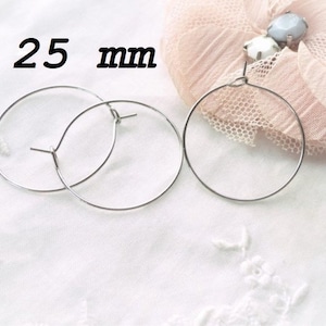 creole stainless steel silver, creole 35 mm, creole, creole, earring,