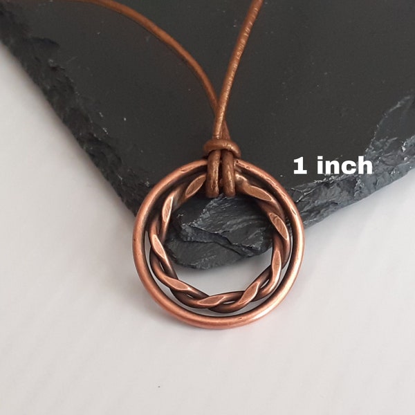 Copper Pendant | Copper Necklace | Everyday Necklace | Men | Women