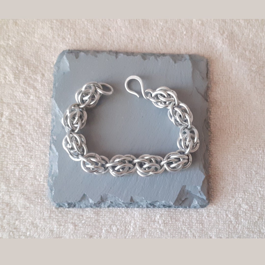 選ぶなら Chainmaille Bracelet Him for Gift - Chainmaille Pea Sweet - アクセサリー