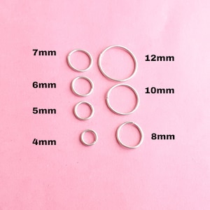Round Sterling Silver Hug Hoop Earrings | Thin Continuous Hoop Earrings | 14K Gold Filled Mini Hoop Earring | Hypoallergenic Sleeper Earring