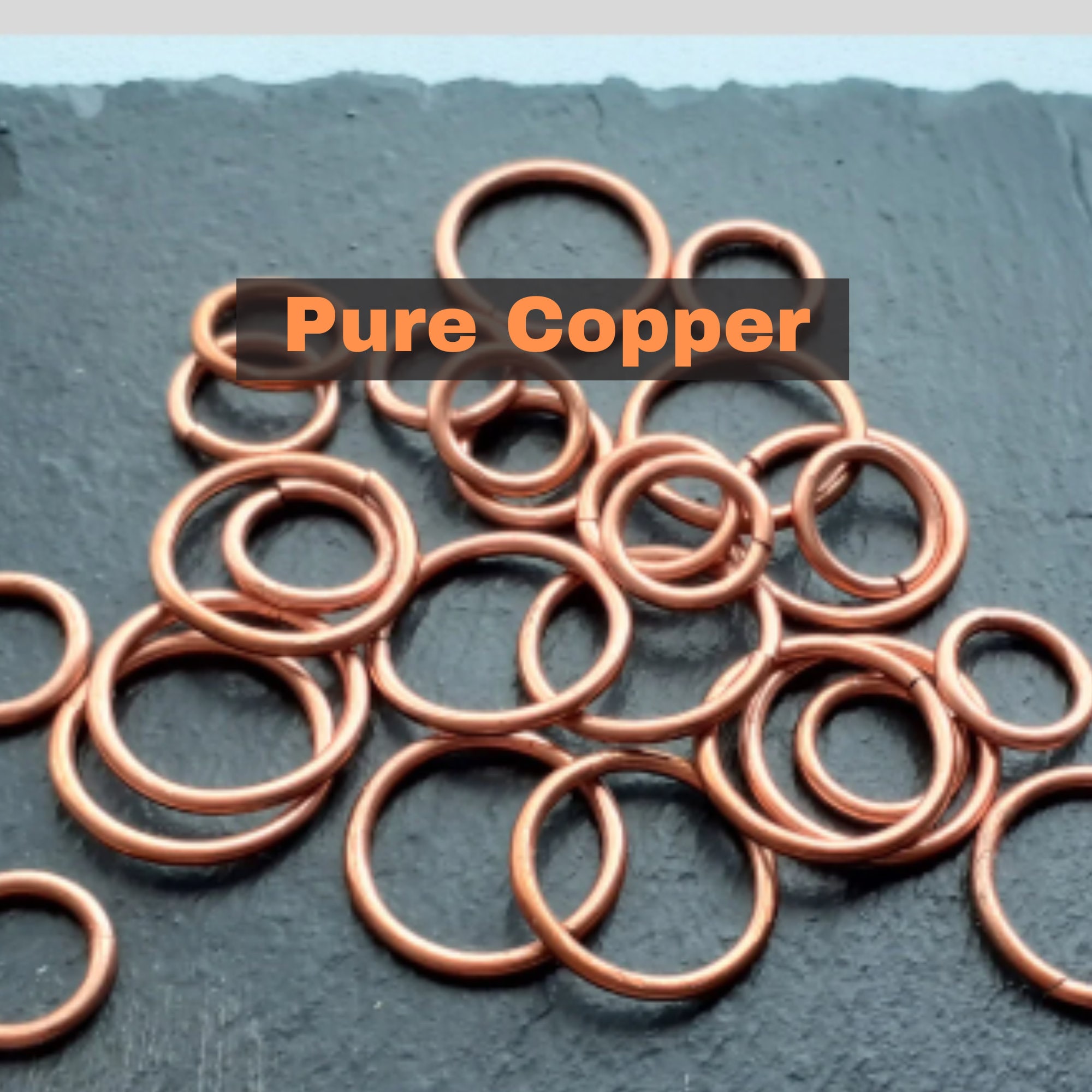 SOLID COPPER WIRE 16 Gauge, 10 Feet, Bright or Oxidized, Ready to Ship 