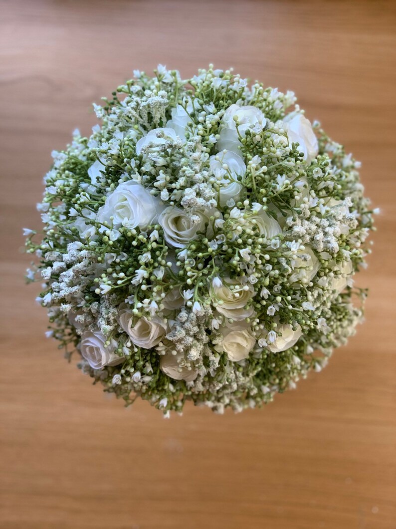 gypsophila bridesmaids bouquet