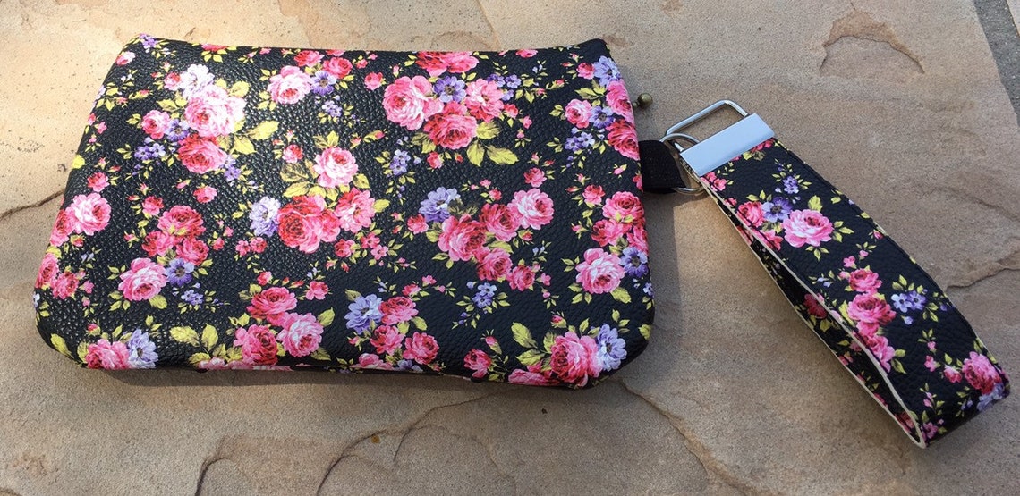 Clutch Bag With Wristlet Etsy Israel