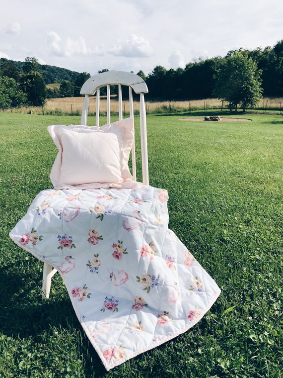 baby quilt and pillow