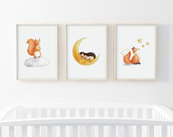 Affiche Renard Etsy Affiche Renard Etsy