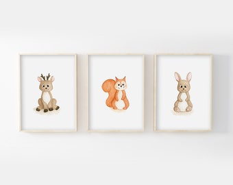 Chambre Bebe Foret Etsy