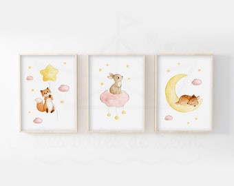 Tableau Deco Enfant Renard Etsy France