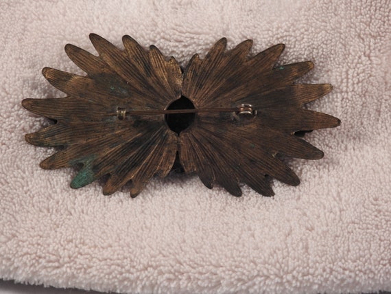 Cameo Antique Collar Brooch - image 3