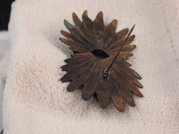 Cameo Antique Collar Brooch - image 7