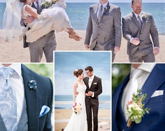 Wedding Party Suits Group DEAL Men Custom Made Groom & Groomsman Suits And Tuxedos