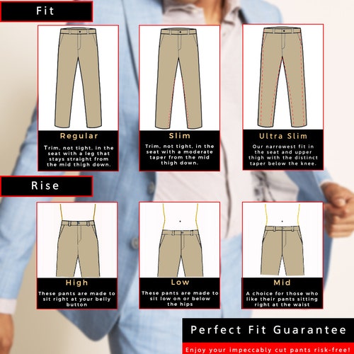 3 x Custom Made Trousers/Pants/Slacks chequered/Solid/Stripe Business shops Formal Dress Pants Trousers