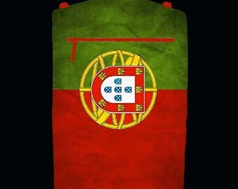 Leather Suit Carrier Garment Bag/Personalized Portuguese Flag Carry-on Travel Suit Garment Bag