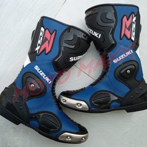 Suzuki Motorbike Leather boots