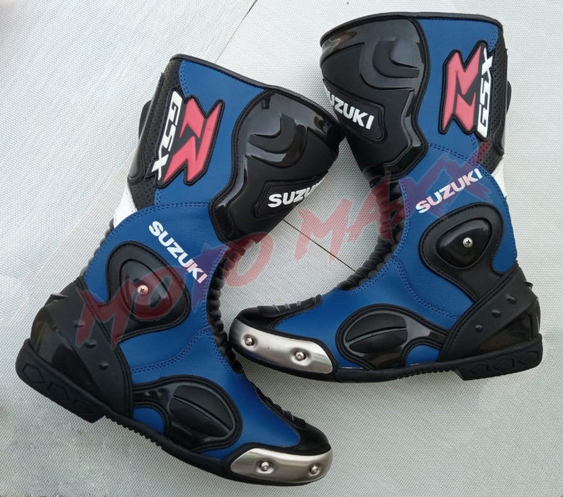 Suzuki Motorbike Leather boots