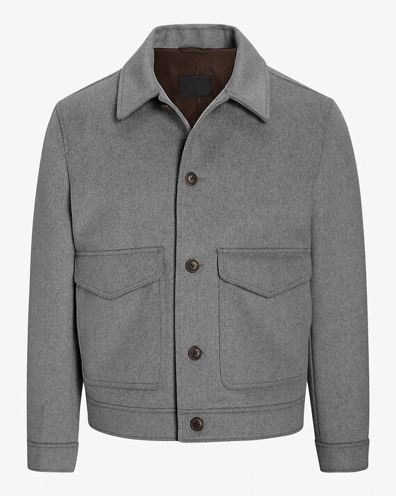 Western style sale wool jacket