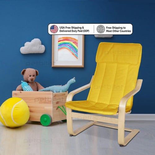 Children Poang Cover, Children Poang Chair Cover, kids Poang Slipcover, Poang Cover, Poang Chair Cover, Replacement Cover, Custom Made